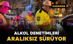 Karaman'da trafik ekiplerinden alkol denetimleri