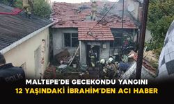 Maltepe’deki yangında 12 yaşındaki çocuk yaşamını yitirdi