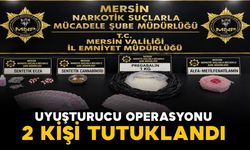 Mersin'de uyuşturucu operasyonu: 2 kişi tutuklandı