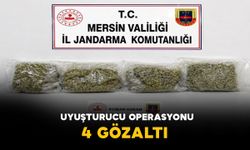 Mersin'de uyuşturucu operasyonu: 4 gözaltı