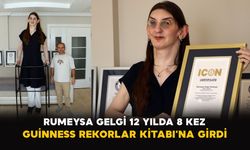 Rumeysa Gelgi 12 yılda 8 kez Guinness Rekorlar Kitabı’na girdi