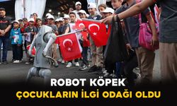 Şanlıurfa’da Robot köpek çocukların ilgi odağı oldu