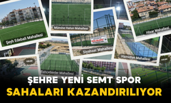 Şehre Yeni Semt Spor Sahaları Kazandırılıyor