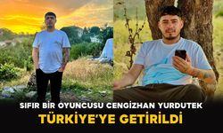 Sıfır Bir oyuncusu Cengizhan Yurdutek Türkiye’ye getirildi