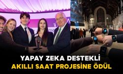 Yapay zeka destekli akıllı saat projesine ödül