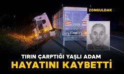 Zonguldak'ta tır yaşlı adama çarptı: 1 ölü
