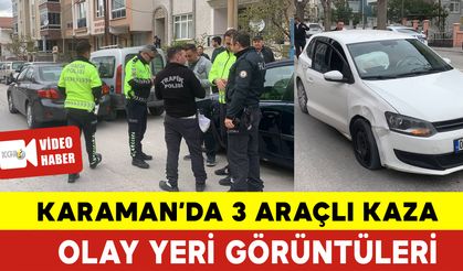 3 Aracın Karıştığı Kazada 1 Kişi Yaralandı