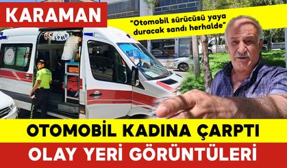 Otomobil Yaya Kadına Çarptı: 1 Yaralı