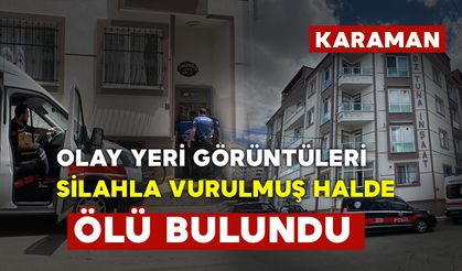 Göğsünden Silahla Vurulmuş Halde Ölü Bulundu OLAY YERİ GÖRÜNTÜLERİ