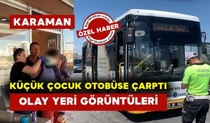 6 Yaşındaki Çocuk Belediye Otobüsüne Çarptı