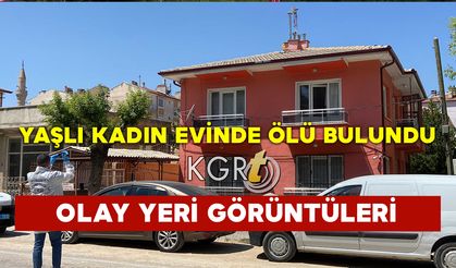 Yaşlı Kadın Evinde Ölü Bulundu Olay Yeri Görüntüleri