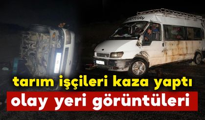 Tarım işçilerinin kazasında 12 kişi yaralandı