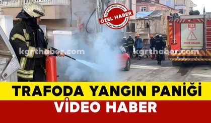 Karaman’da trafo yangını ekipleri harekete geçirdi