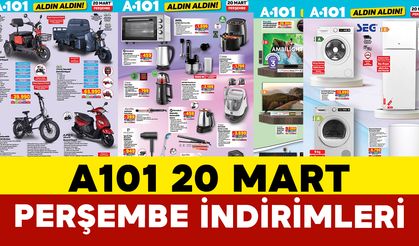 A101 20 Mart Tarihinde Aktüel İndirimleri: 20 Mart A101 Aktüel Aldın Aldın'da hangi ürünler var?
