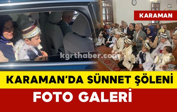 Karaman'da sünnet şöleni: 16 çocuk sünnet ettirildi