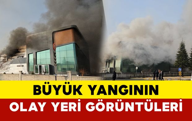 Büyük Yangının Olay Yeri Görüntüleri