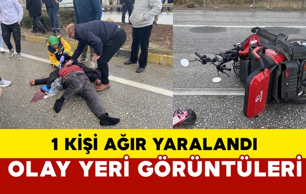 Üç Tekerlekli Bisiklete Çarptı: 1 Ağır Yaralı