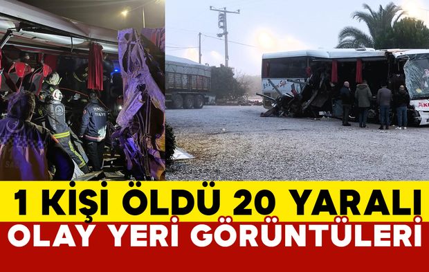 Denizli’de Korkunç Kaza:1 Ölü, 20 Yaralı