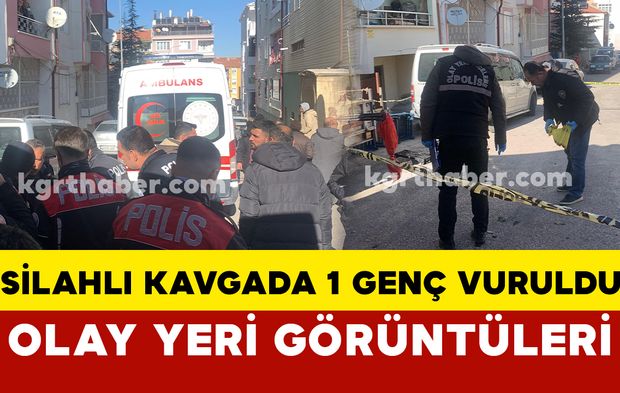 Karaman’da pazarda silahlı kavga: 1 genç vuruldu