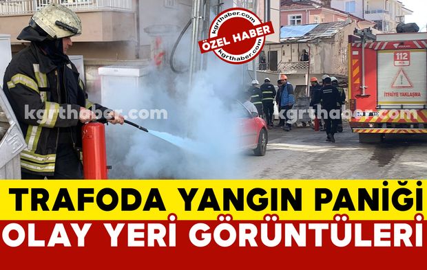 Karaman’da trafo yangını korkuttu