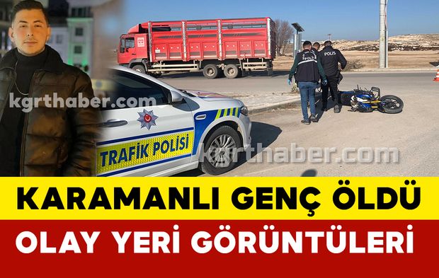 (FOTO EKLENDİ) Karaman’da sürat motoru hafif ticari araçla çarpıştı: 1 ölü 1 yaralı