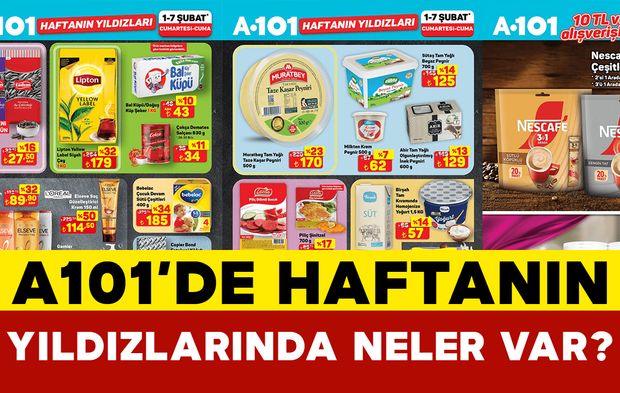 A101 1-7 Şubat Tarihlerinde Aktüel İndirimleri: 1-7 Şubat A101 Aktüel haftanın yıldızlarında hangi ürünler var?