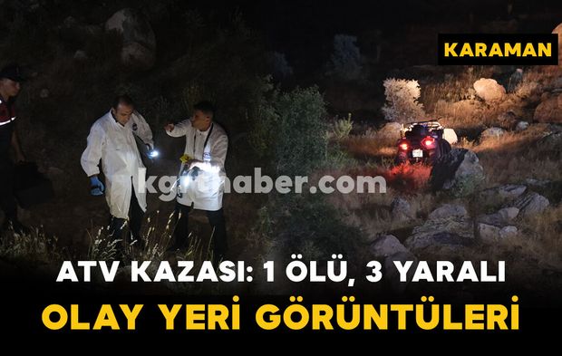 Karadağ'da ATV kazası: 1 ölü,3 yaralı