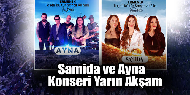 Samida ve Ayna Konseri Yarın Akşam