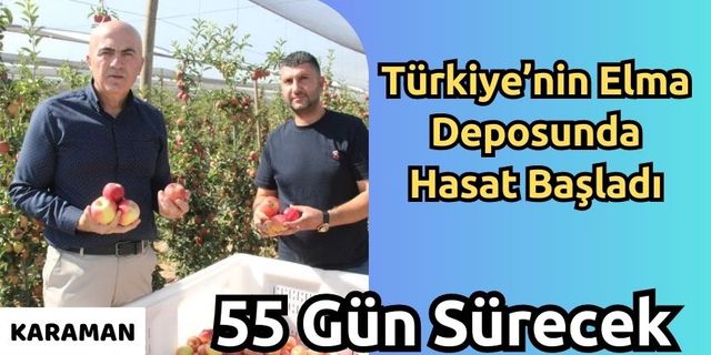 Türkiye’nin Elma Deposunda Hasat Başladı