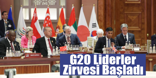 G20 Liderler Zirvesi Başladı