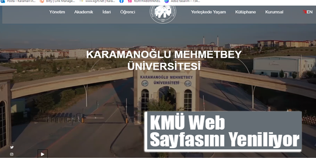 KMÜ Web Sayfasını Yeniliyor