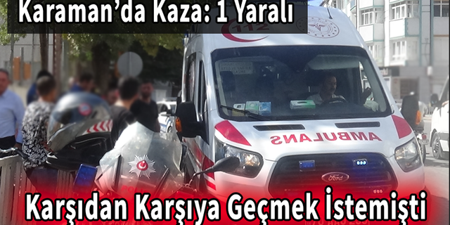 Karşıdan Karşıya Geçmek İstemişti...