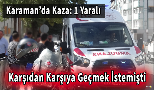 Karşıdan Karşıya Geçmek İstemişti...
