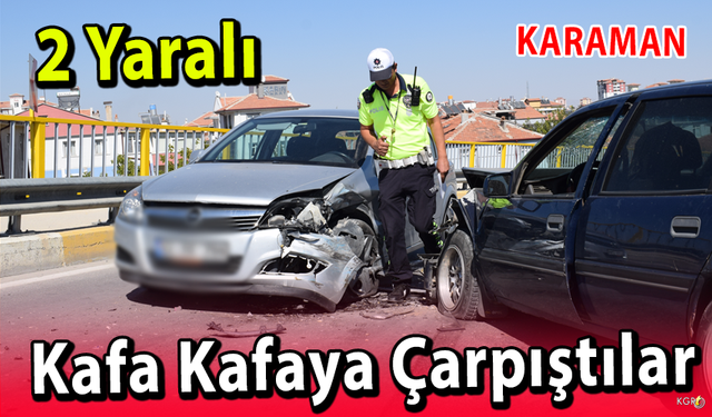 Kafa Kafaya Çarpıştılar: 2 Yaralı