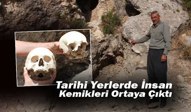 Tarihi Yerlerde İnsan Kemikleri Ortaya Çıktı