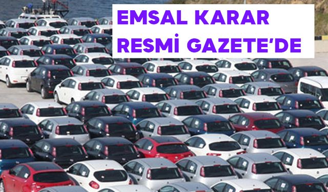 İkinci El Otomobilde Emsal Karar Tekrar Etti
