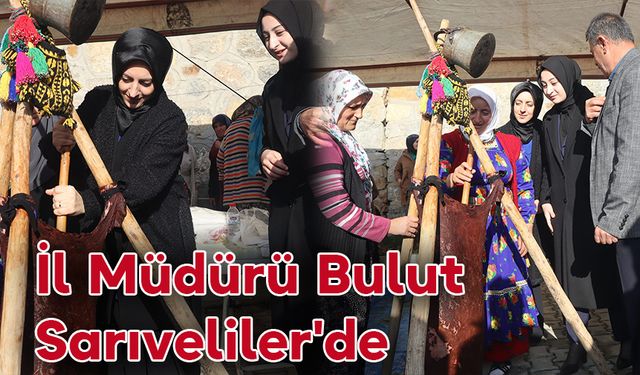 İl Müdürü Bulut Sarıveliler'de