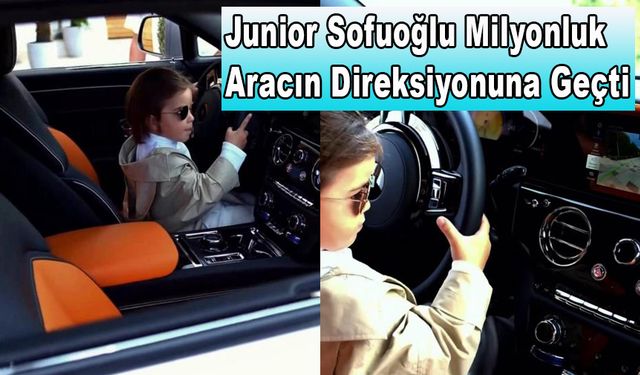 Junior Sofuoğlu Milyonluk Aracın Direksiyonuna Geçti