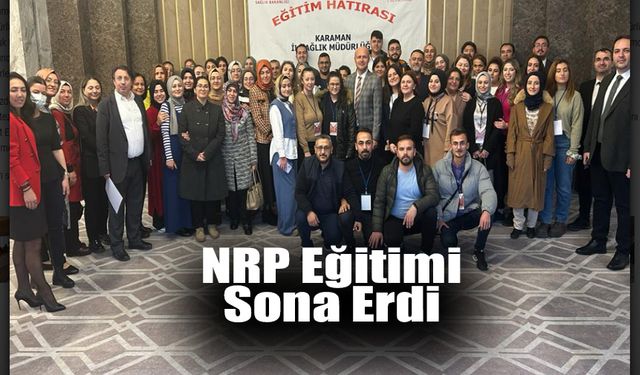 NRP Eğitimi Sona Erdi