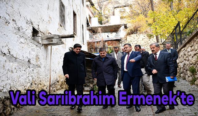 Vali Sarıibrahim Ermenek'te
