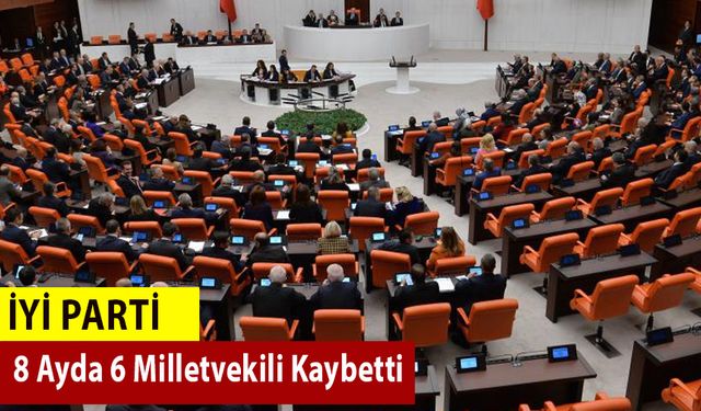 İYİ Parti 8 Ayda 6 Milletvekili Kaybetti  