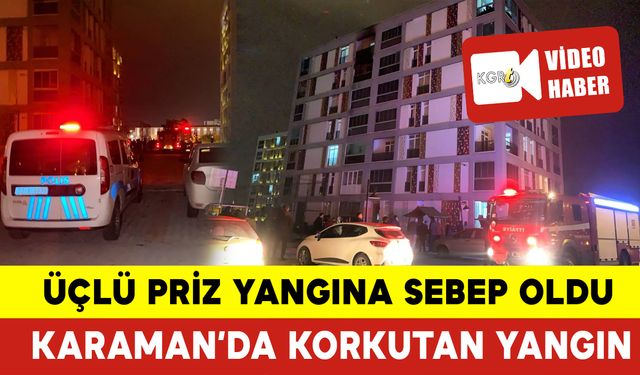 Üçlü Priz Yangına Sebep Oldu