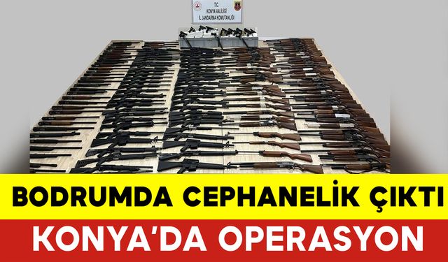 Bodrumdan Cephanelik Çıktı