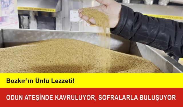 Bozkır’ın Ünlü Lezzeti! Odun Ateşinde Kavruluyor, Sofralarla Buluşuyor