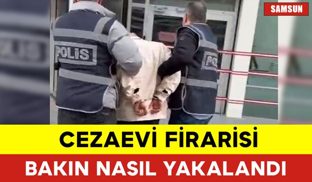 Cezaevi Firarisi Bakın Nasıl Yakalandı