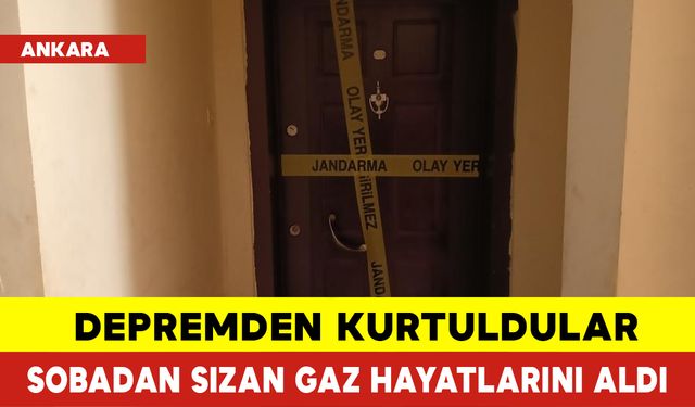 Depremden Kurtuldular Sobadan Sızan Gaz Hayatlarını Aldı