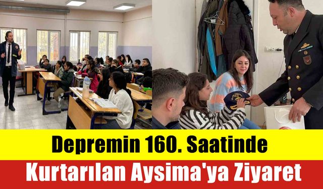 Depremin 160. Saatinde Kurtarılan Aysima'ya Ziyaret