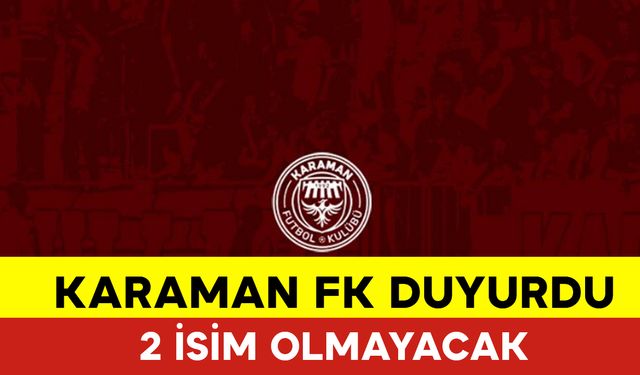 Derincespor Maçında 2 İsim Olmayacak