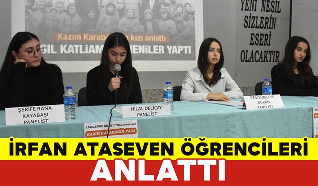 İrfan Ataseven Anadolu Lisesi Öğrencileri Kazım Karabekir Paşa’yı Anlattı