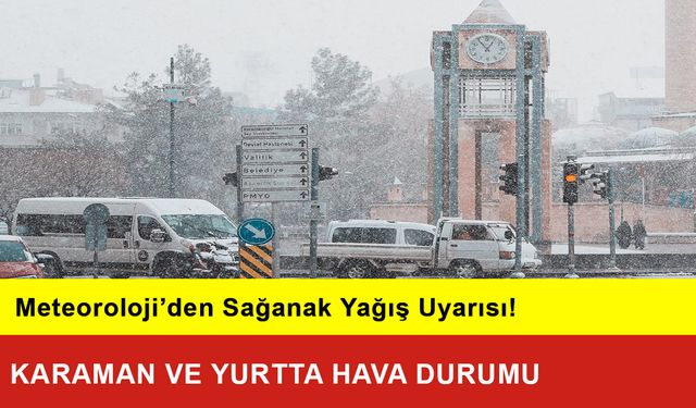 Karaman ve Yurtta Hava Durumu